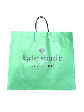 KATE SPADE extra large green reusable shopping bag EUC